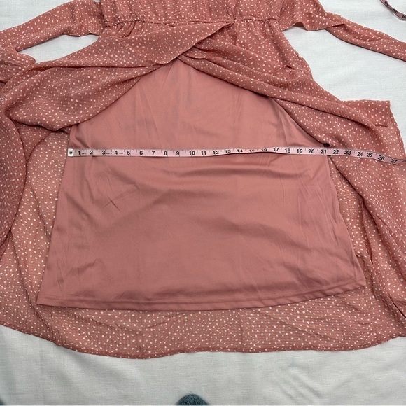 By the River size Medium Pink Polka Dot Dress - Picture 12 of 16